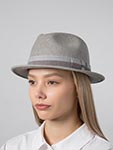 Шляпа STETSON арт. 2638222 TRAVELLER FURFELT (светло-серый)